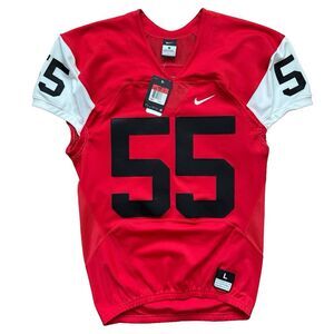 NWT Nike Football Training Jersey #55 Size L Red $85 MSRP
